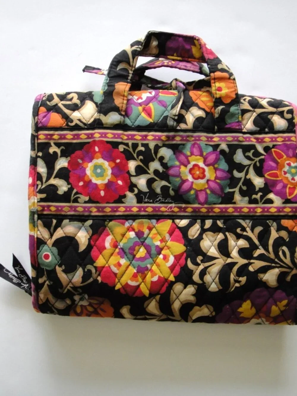 Vera Bradley Hanging Travel Organizer Suzani Toiletry Makeup Jewelry  Craft Bag